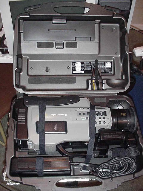 Used fair cond. Panasonic AG456 S-VHS Camcorder video corder camcorders